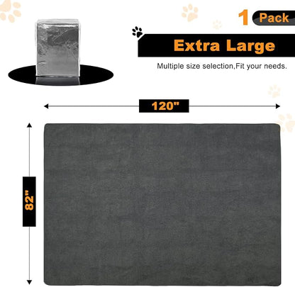 Dog Pee Pad Washable 82x120 Extra Large,Absorb Reusable Whelping Pads, Non-Slip Puppy Training Pads, Waterproof Floor Mat for Potty Training, Playpen,Incontinence,Housebreaking,Bed