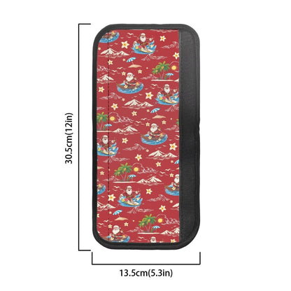 HUISEFOR Santa Claus Refrigerator Handle Covers Set of 4 Non-Slip Fridge Handle Covers for Microwave Oven Stove Dishwasher Handles Protector Christmas Decoration