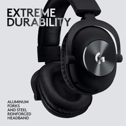 Logitech G PRO Gaming Headset for Oculus Quest 2 - Oculus Ready - Custom-Length Cable - PRO-G Precision Gaming Audio Driver - Steel and Aluminum Build - Low-Latency 3.5 mm Aux Connection (Renewed)