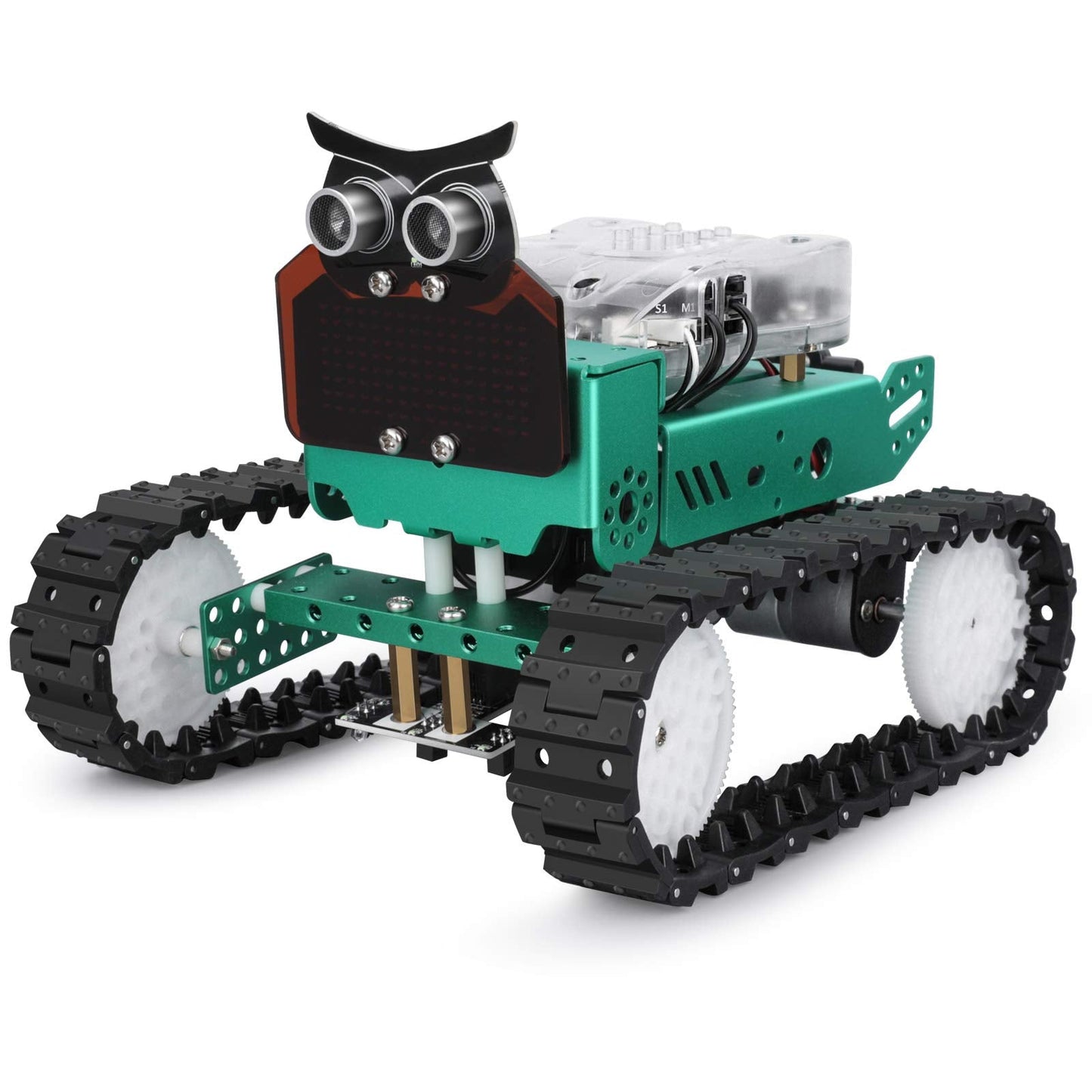 ELEGOO Owl Smart Robotic Car Kit V2.0 for Arduino Robotics for Kids Ages 8-12 12-16 STEM Science Kits Coding Robots Toys for 8+ Year Old Boys Girls Teens Circuits Engineering Building Projects