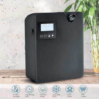 JCLOUD Smart Scent Air Machine with Cold-Air Tech for Home, Hotel Scent Diffuser, Waterless Essential Oil Diffuser 300ML, HVAC Scent Diffuser for Essential Oils for Large Room, Office, Spa