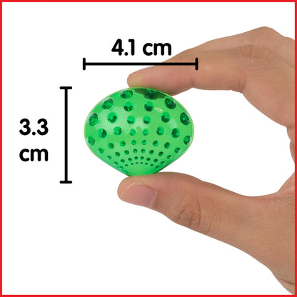 edxeducation Tactile Shells | Set of 72 | Translucent | 6 Textures and Colors | Ages 18m+ | Explore Early STEM Concepts | Light Table and Sensory Bin Toys