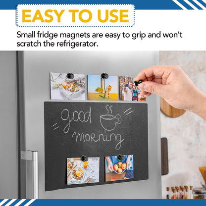 LOVIMAG Fridge Magnets 50Pcs Refrigerator Whiteboard Small Strong Magnet Classroom Kitchen Accessories Decorative Locker Set Decor Must Haves Office Calendar Refrigerador Magnetic Cute Crafts Black