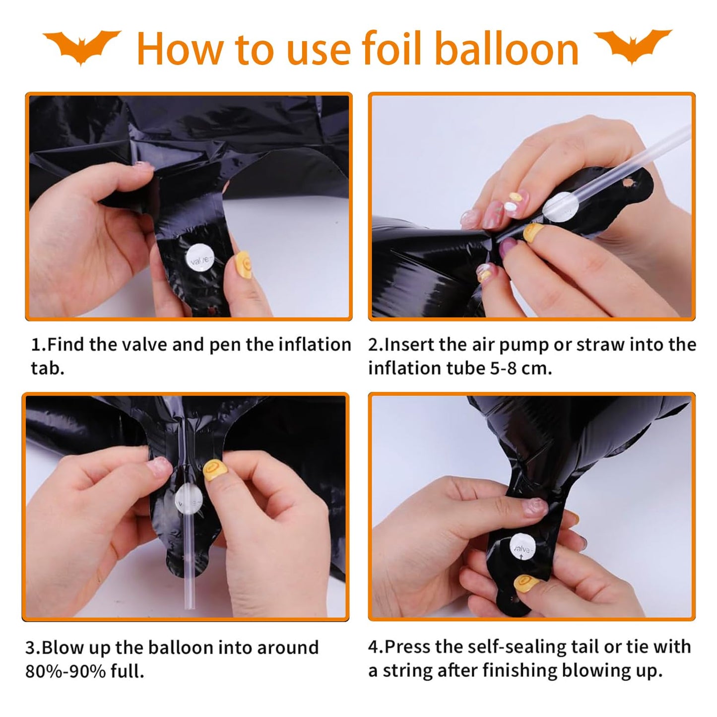Trick or Three Theme Halloween 3rd Birthday Party Decorations Number 3 Trick or Three Foil Balloons Banner Garland Orange Black Cake and Cupcake Toppers for Halloween 3rd Birthday Party Decor Supplies
