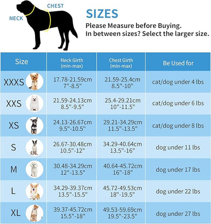 AIITLE Escape Proof Dog Harness - Step in Adjustable Dog Harness No Choke Over with Breathable Mesh and Quick-Release Buckle for All Weather- Outdoor Walking, Training for Medium Dogs Royal Blue XL