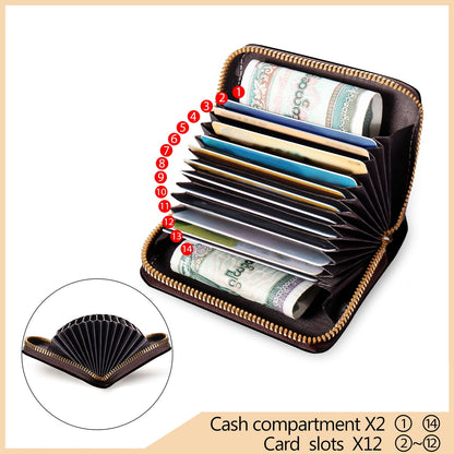 Yonlevres Skeleton Credit Card Holder Keychain Wristlet Bracelet Wallet Women, Gothic Skull Small Wallet Silicone Beaded, Funny Halloween Leather RFID Blocking Wallets Mini Card Case Accordion Gift