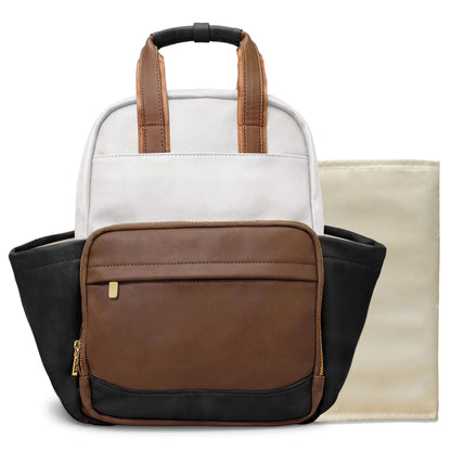 miss fong Small Diaper Bag - Baby Diaper Bag Backpack Mini Diaper Backpack Checkered Diaper Bag with Changing Pad Toddler Backpack for Travel Daycare Mommy Diaper Backpack for Mom & Dad