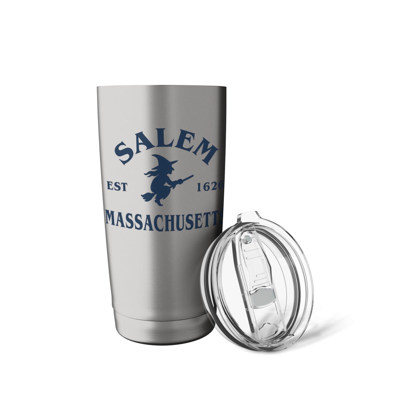 Salem Massachusetts Witch Vintage Halloween EST 1626 spooky Stainless Steel Insulated Tumbler