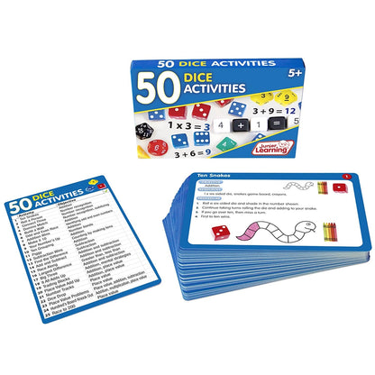 Junior Learning 50 Dice Activities Educational Action Games