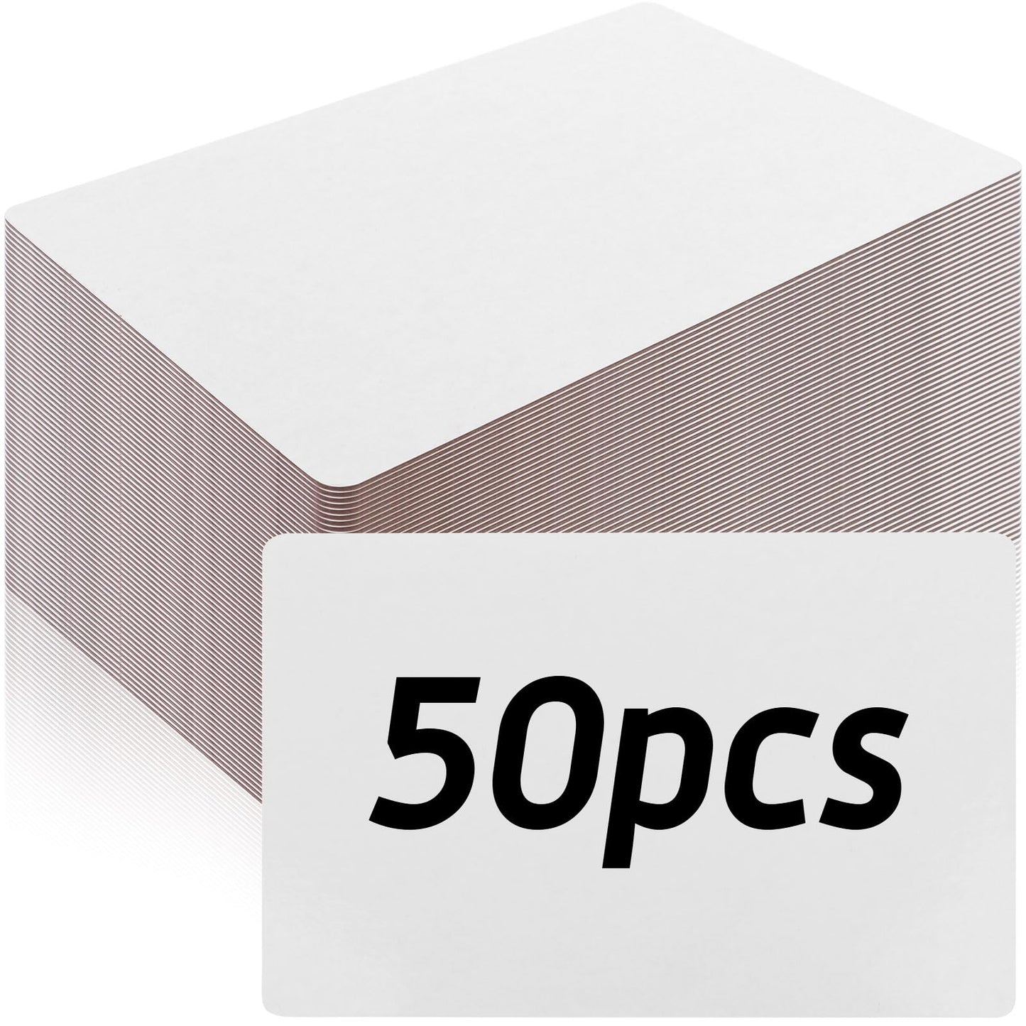 Set of 50 Small White Board Dry Erase Boards Classroom Pack Mini White Boards 9" x6” Double Sided Personal Whiteboards for Students Teachers School Office Supplies Lapboards