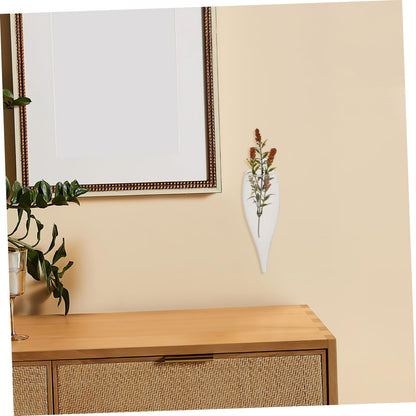 Luxshiny Wall Mounted Glass Flower Planter Transparent Terrarium Vase for Hydroponic Plants Fish Tank Versatile Home Decor for Bathroom Living Room Office