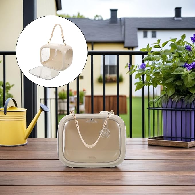 BESPORTBLE Bird Travel Carrier Cage with Breathable Mesh Portable Small Parrot Carrier Bag for Outdoor Travel and Vet Visits for Birds