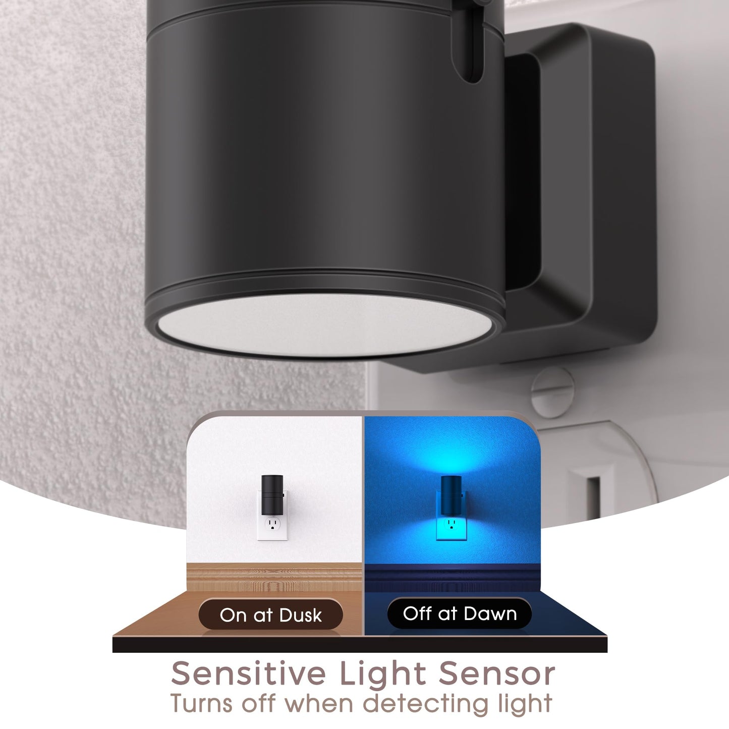 Briignite Night Lights Plug into Wall, Modern LED Night Light Plug in, Dusk to Dawn Sensor, Soft White 3000K, 0-100LM Adjustable Brightness, Dimmable NightLight for Hallway, Bedroom, Stairway, 2 Pack