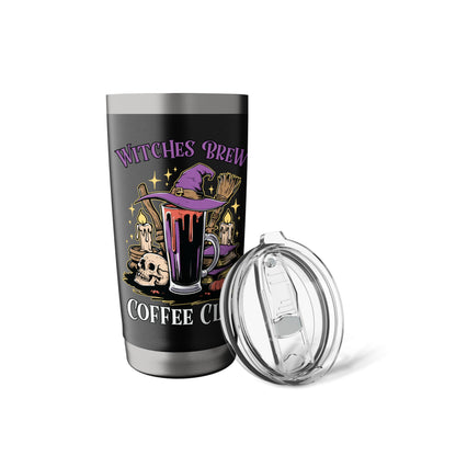 Halloween 20oz Travel Cup Bottle Spooky Witches Brew Coffee Stainless Steel Insulated Tumbler