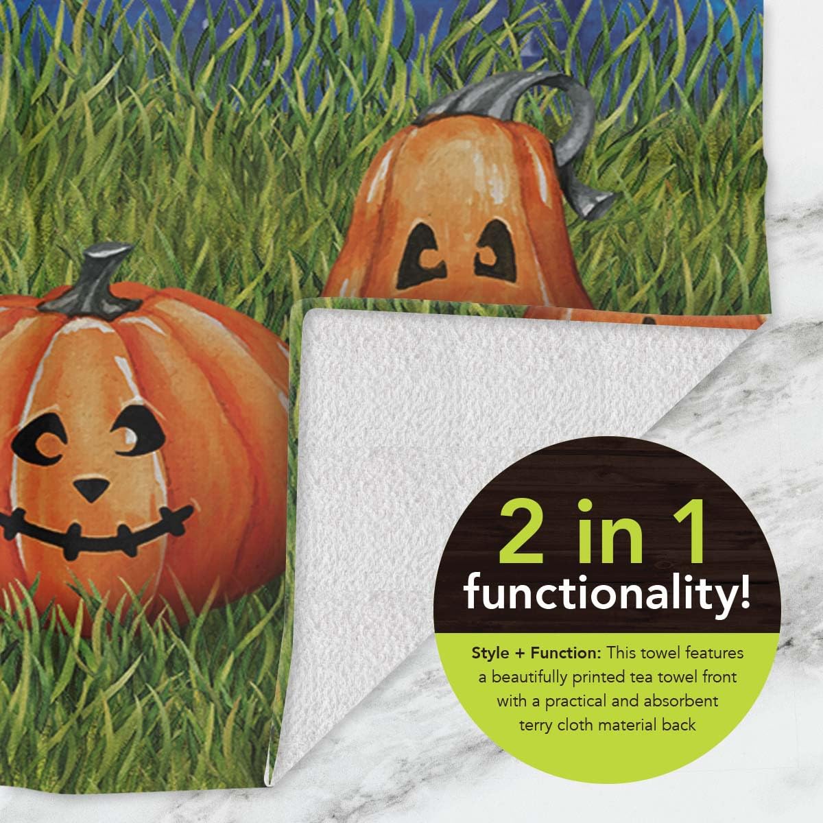 Briarwood Lane Halloween Gnomes Cotton Hand Towel