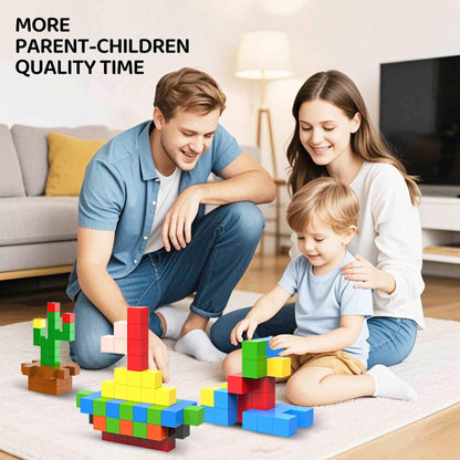 SmartYeen 400PCS Magnetic Blocks,Magnetic Building Blocks for Toddlers Sensory & STEM Montessori Toys,Ideal Gifts for Boys Girls 3-8 Years Old