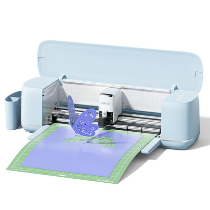 LOKLiK Cutting Machine 2 by HTVRONT - 5 in 1 Vinyl Cutter Machine with 5X Cutting Force, Cuts 100+ Materials, AI Painting, 13'' Smart Die Cutting Machine for All Crafts Cards 3D Arts Home Decor