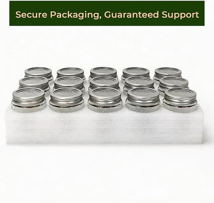 CycleMore 8oz Mason Jars, 30 Pack Dual Dot Jar With Silver Separable Lids & Colorful Plastic Lids, Tiny Glass Jars for Honey, Jam, Jelly, Wedding Favors, Kitchen Food Storage,