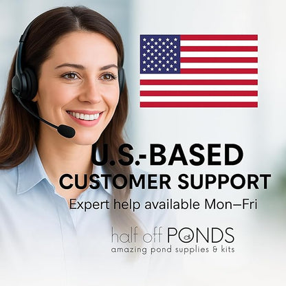 HALF OFF PONDS Submersible Water Pump, 2,000 GPH Pond Pump with 33FT Power Cord and 18FT Max Head, 156W Ultra Quiet Energy Efficient Pump for Koi Pond, Fountain, Waterfall, Water Garden, Skimmer