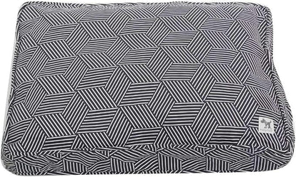 Molly Mutt Sheepy Wool-Filled Crate Pad, GOTS-Certified 100% Organic Cotton Canvas Cover with Soft 100% Natural Wool Insert, Ideal for Dog Bed or Kennel, Rough Gem, 42" x 28" x 2.5"