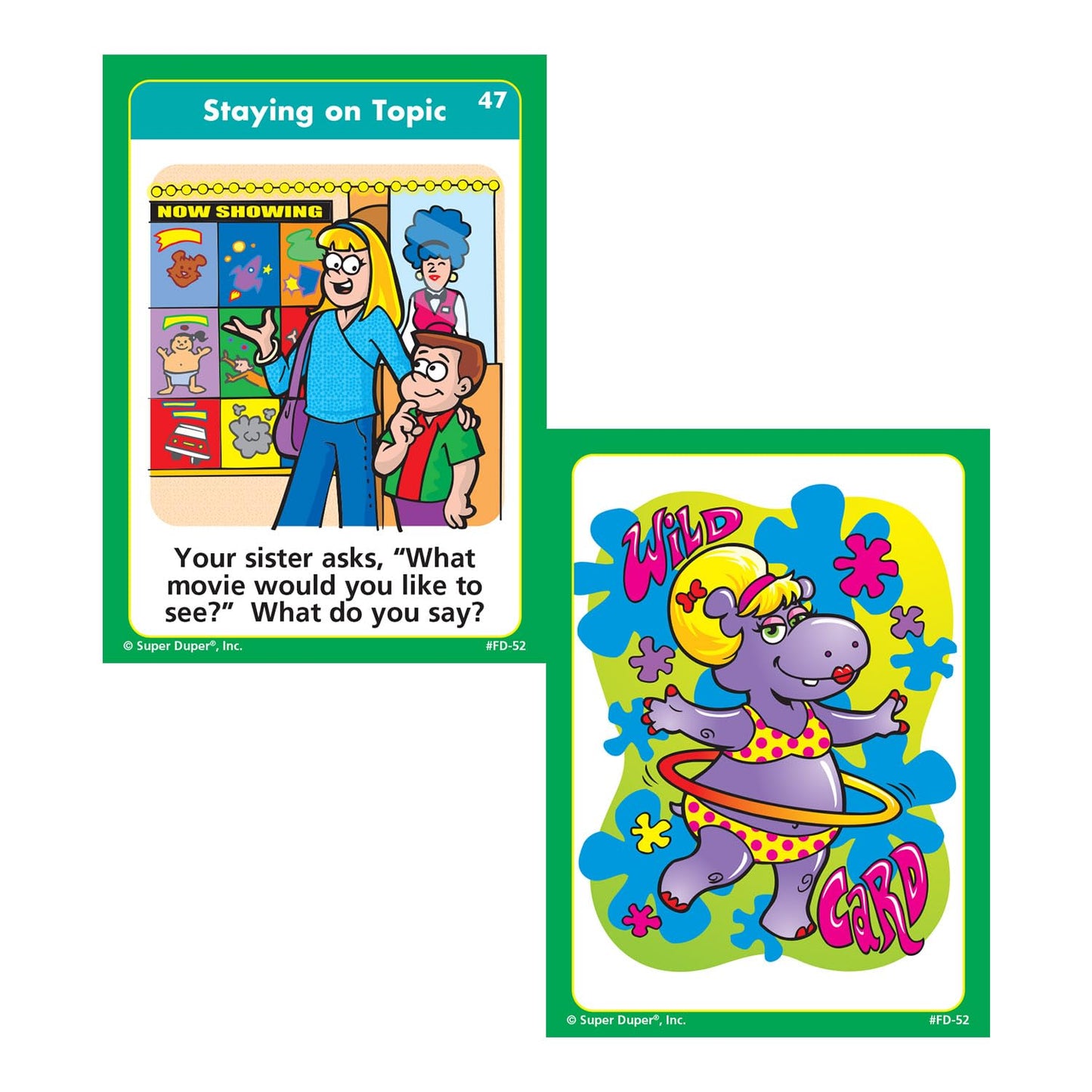 Super Duper Publications | Practicing Pragmatics Fun Deck | Conversation and Social Skills Flash Cards | Educational Learning Materials for Children
