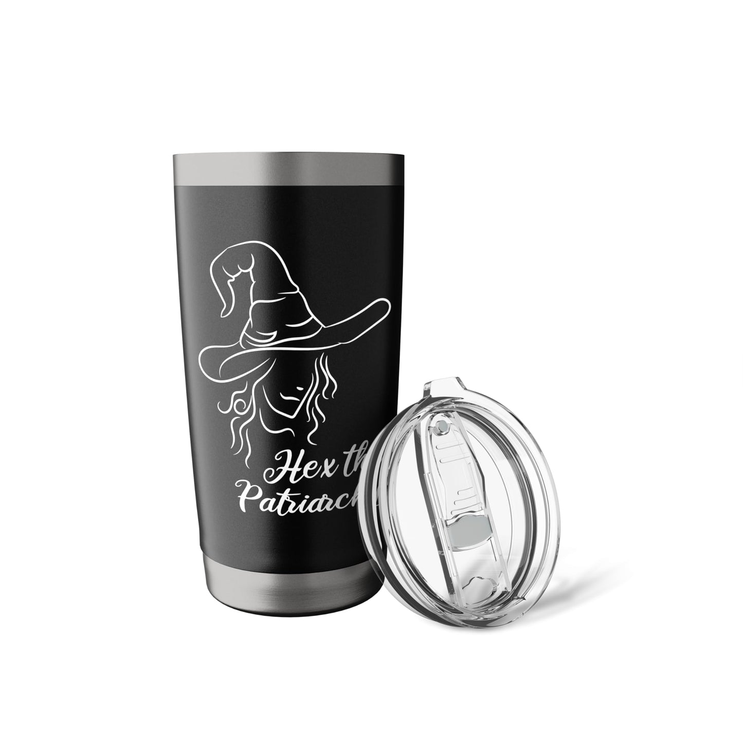 Hex The Patriarchy Halloween Witch Feminist Stainless Steel Insulated Tumbler