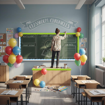 Trandraft 2 Rolls 65.6ft Grass Bulletin Board Decoration Clouds Bulletin Board Strips Green Grass Back to School Trim Borders for School Classroom Chalkboard Party Decoration