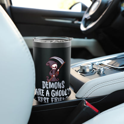 Ghoul's Best Friend Halloween Design For BFF Stainless Steel Insulated Tumbler