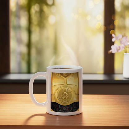 Star Wars C-3PO Halloween Ceramic Mug, White