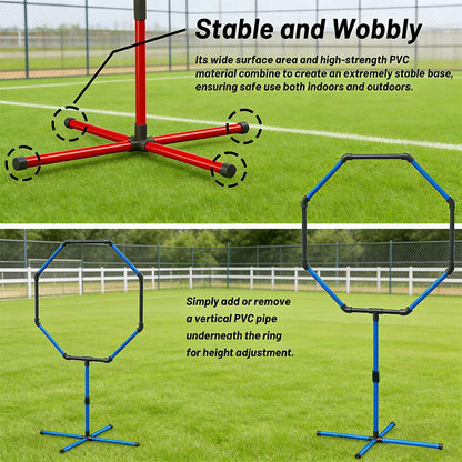 Drone Obstacle Course Gate Kit - 3 Different Sizes FPV RC Racing Game Loop Gates, Easy to Build & Carry Competition Set for Kids & Adults
