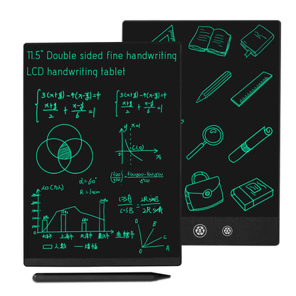 LCD Writing Tablet 11.5 Inch Double Display, Bezel-Free Two-Sided Reusable Electronic Drawing Pad with Case, Ultra-Slim Digital Notepad for Adults Kids, Electronic Scratchpad for Office School Home