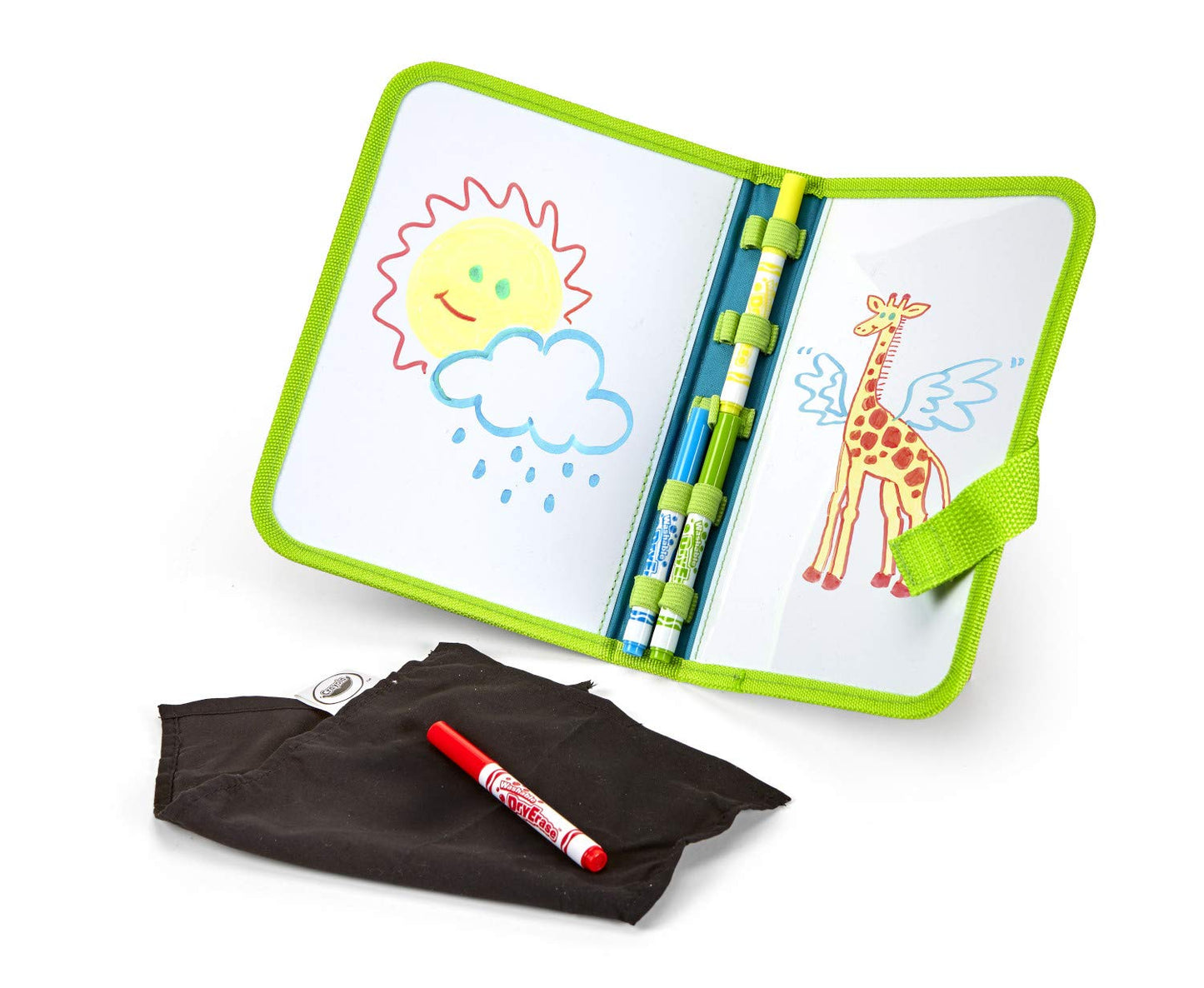 Crayola Washable Dry Erase Travel Pack, Whiteboard for Kids, Ages 4, 5, 6, 7 (Pack of 2)