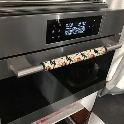 HUISEFOR Happy Halloween Refrigerator Handle Covers Washable Anti-Static Insulated Microwave Easy to Install Oven Door Handle Covers Set of 4 Prevent Ice Hot Handles Gift for Holiday