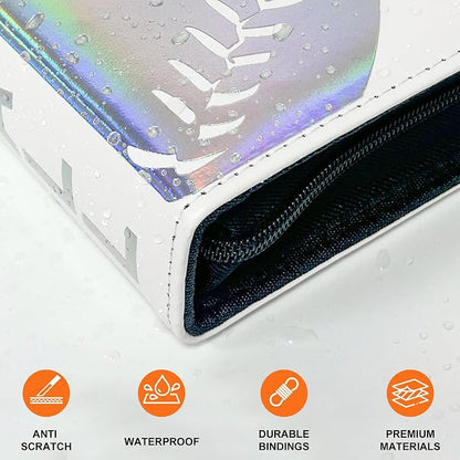Custom Card Binder 1080 Pocket, DIY Anime Sports Cover Design, Portable Waterproof Storage Album with Removable Sleeves for Baseball Football Soccer One Piece Cards Collectors