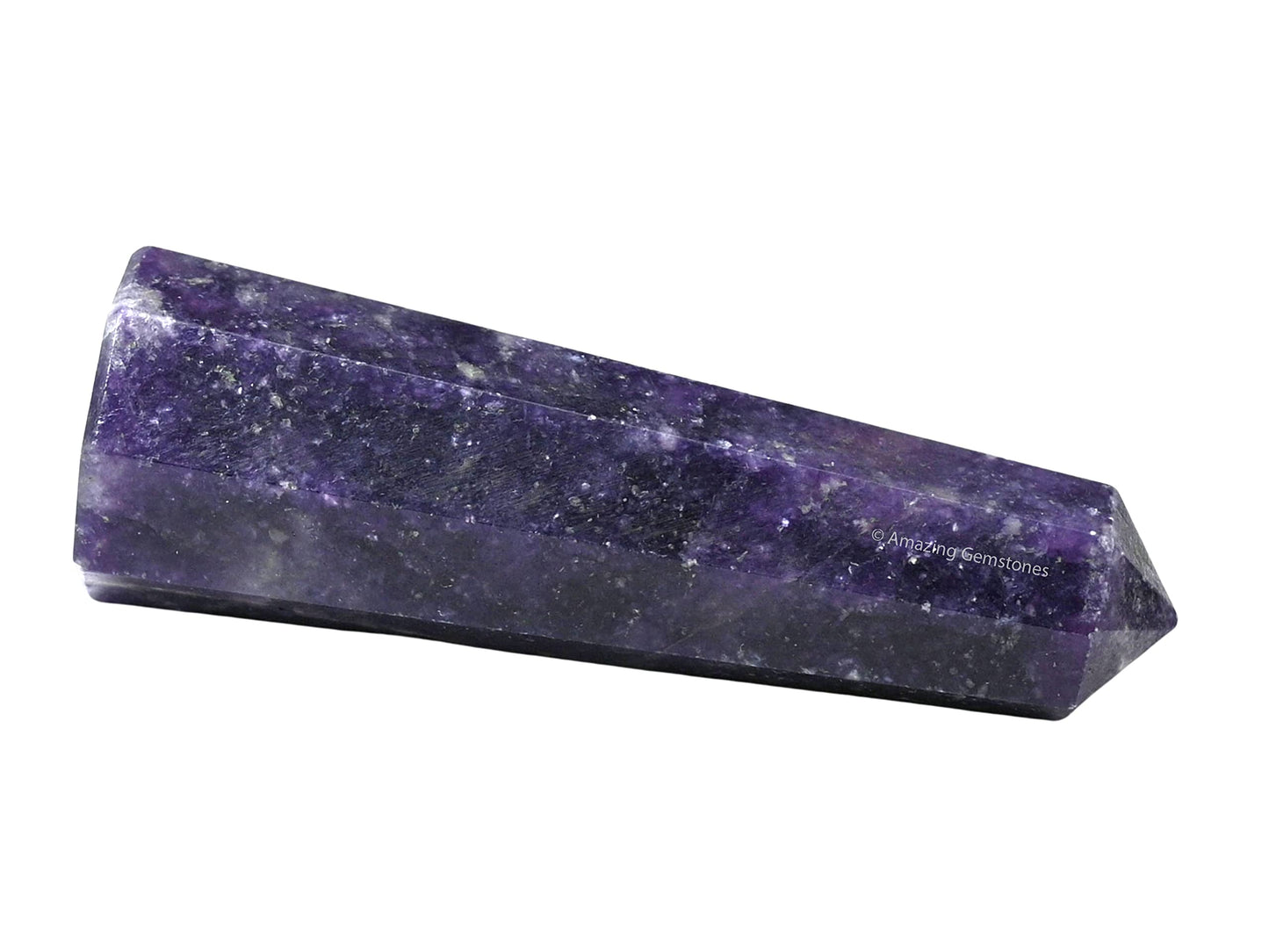 Amazing Gemstone Lepidolite Crystal Towers ~ Natural Healing Crystal Point Obelisk for Reiki Healing and Crystal Grid (3" to 4" INCH)