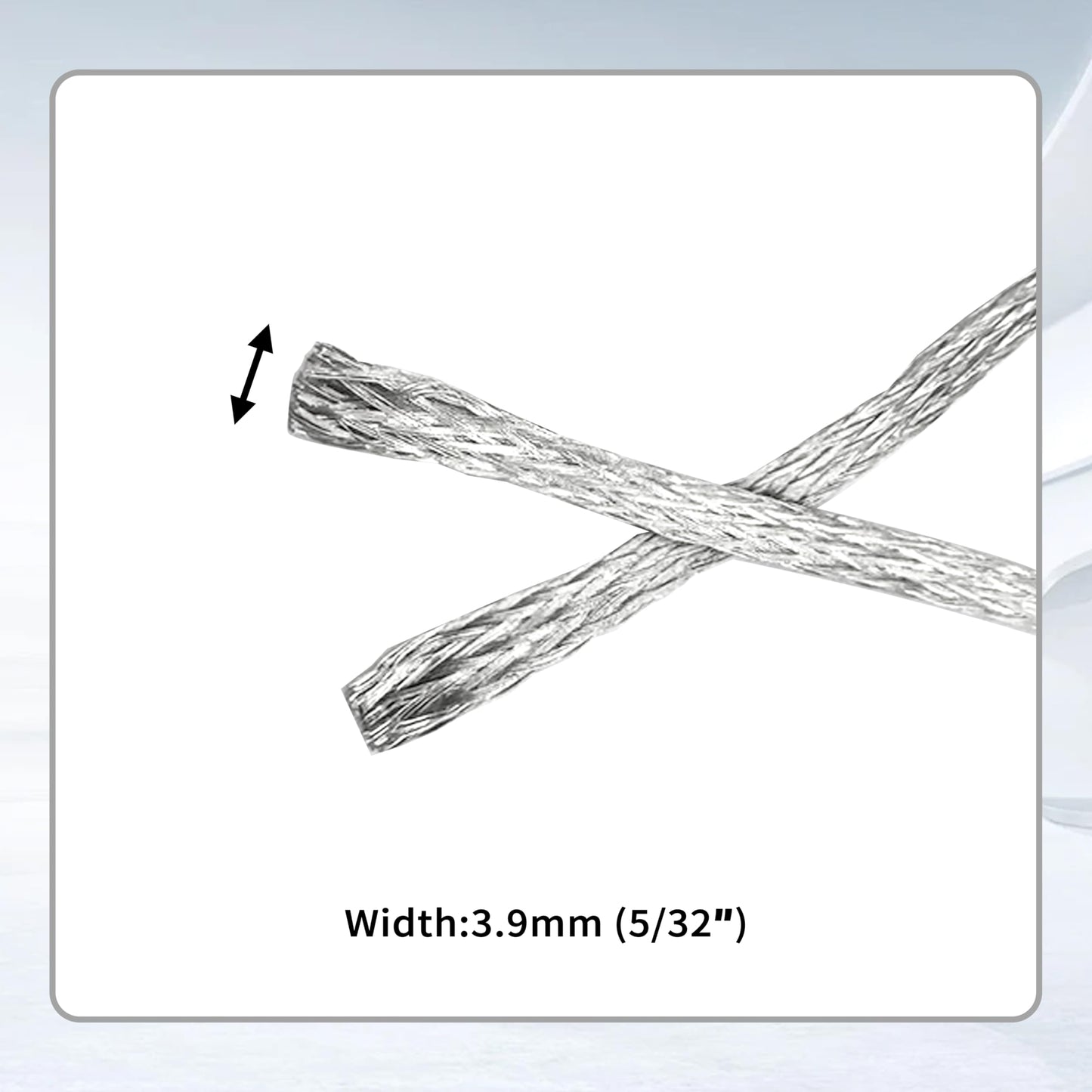 Tin-Plated Copper Reinforcing Strip for Stained Glass – 3.9mm (5/32”) Wide, 9.2m (30.18 ft) Long, Strong & Easy Soldering, Ideal for Large Stained Glass Projects
