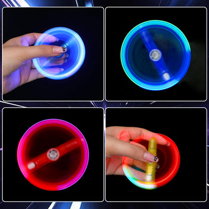 CZWZ 18Pcs Mini Spinner Pens Bulk, Ballpoint Pen for Birthdays and Children's Parties, Fun Gifts Pen