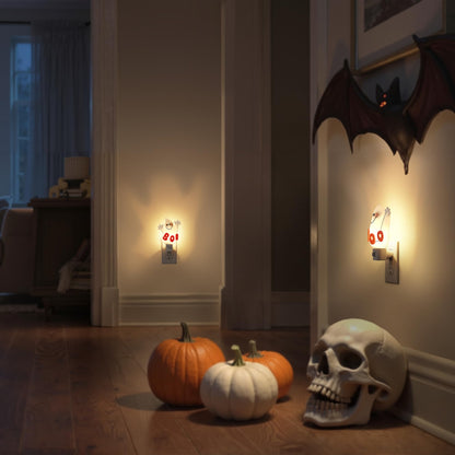 DORESshop Halloween Night Light Plug in, Ghost Night Lights Plug into Wall, Plug in Nightlight with 360° Rotatable, Cute & Funny Halloween Party Decorative for Adults,Kids,Gift, Pocky Decor,1 Pack