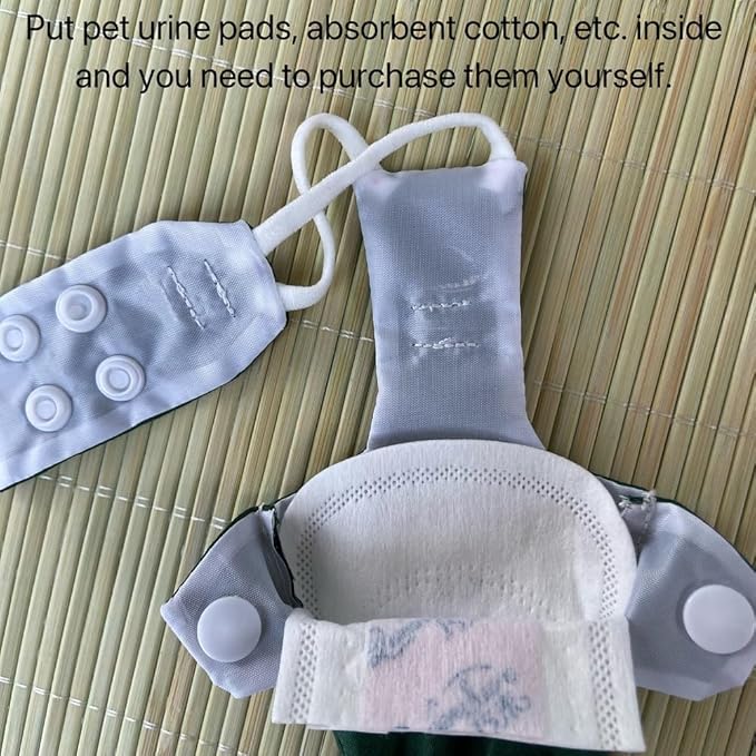 Bird Clothes Parrot Diapers Bird Flight Suits, Reusable Waterproof Diapers pet Bird Supplies (L)