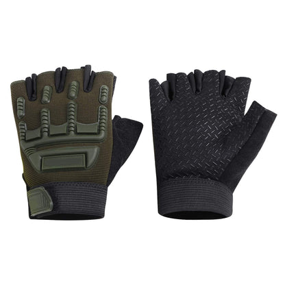 Biking Gloves Kids Boys Girls Cycling Exercise Half Finger Fingerless Gloves Child Motor Bike Riding Anti-Slip Weight Lifting Bikes Workout Climbing Bicycle Glove Gym Skate Glove