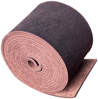 Genuine Leather Strip 2 Inch Wide 64 Inches Long for DIY Craft Projects, 1.8-2mm Thick, Coffee Brown