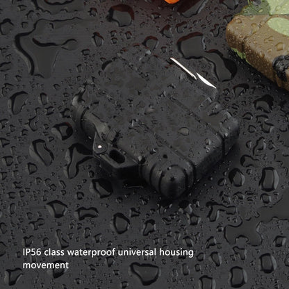 CHICIRIS Plastic Lighter Case, Black Sealed Design, Durable Pocket Container for Outdoor Adventures, Hiking, Camping & Traveling