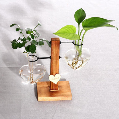 Baoblaze Desktop Plant Terrarium Glass Vase, Suitable Plants, Flowers, 15x10cm