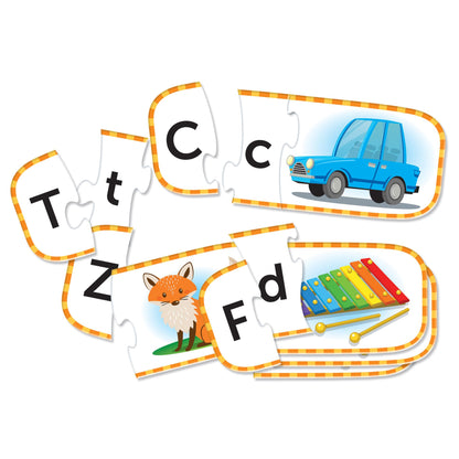 Learning Resources Alphabet Puzzle Cards, Kindergarten Readniness, Self Correcting Puzzles, Ages 4+