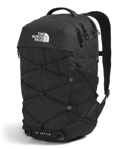 The North Face Borealis Commuter Laptop Backpack - Water Repellent, Laptop Sleeve, Large Main Compartment, Asphalt Grey Light Heather/TNF Black-NPF, One Size