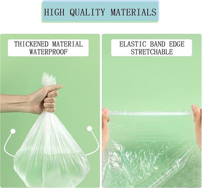 50pcs Disposable Bird Cage Liners, Large Size 28x20in Clear Plastic Parakeet Cage Liner Bag, Bird Cage Accessories Film Cover for Finches Canaries Cockatiels Birdcage and Bunny Guinea Pig(50)