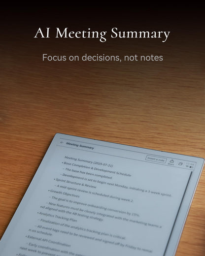 iflytek AINOTE 2, 10.65" E Ink Tablet, 4.2mm Ultra-Thin AI Paper Tablet for Meetings,Digital Notebook with Voice-to-Text, Handwriting Conversion,16-Language Transcription, Ideal for Work & Study
