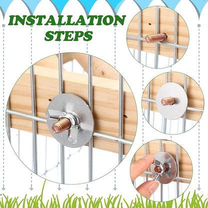 Wettarn 3 Pcs Bird Perch Platform Bird Corner Parrot Perch Corner Wooden Stand Sector Playground Cage Accessories Shelf for Parakeet Conure Cockatiel Budgie Gerbil Rat (7.1 x 7.1 Inch,Ladder)