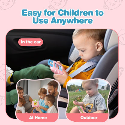 U-LEARNER Toddler Girls Toys Talking Flash Cards-296 Sight Words, Educational Toys for 1 2 3 4 Year Old, Speech Therapy&Autism Learning Materials, Toddler Girlt Birthday Gift with Durable Cards