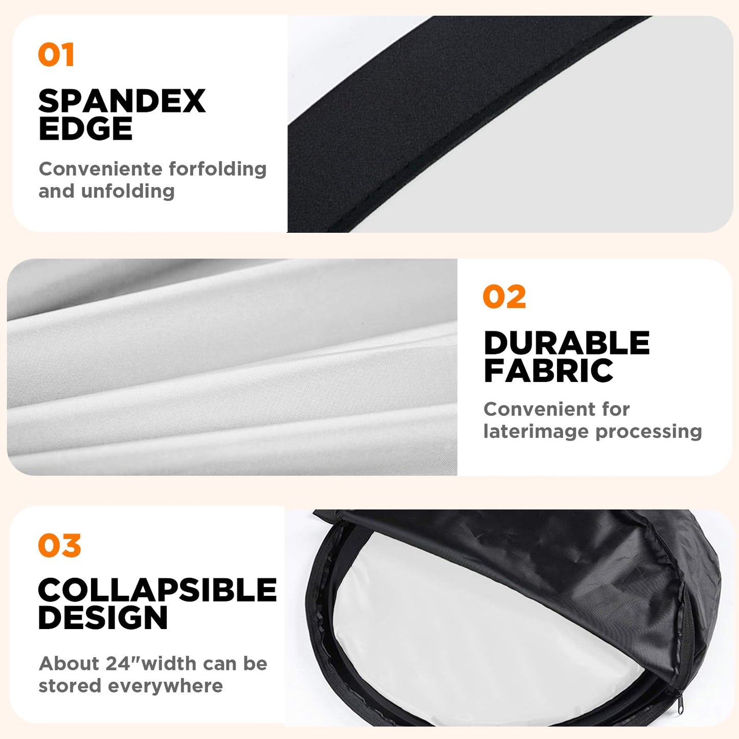 Portable Chromakey Black/White Backdrop with Stand,59 * 39 inch Pop Up Collapsible Backdrop,Foldable Black&White Screen 2 in 1 Backscreen for Photo and Video Shooting,Gaming (Black & White)